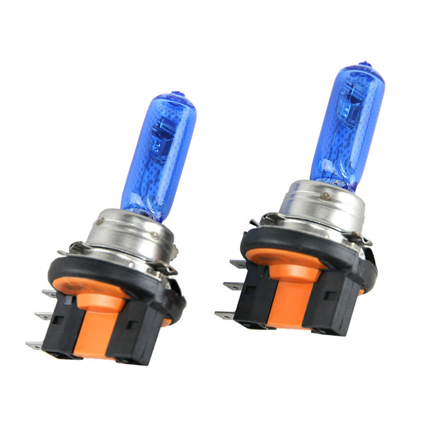 10pcs H15 PGJ23t-1 64176 12580 Halogen Light Bulbs 6500K White 12V 15/55W Halogen Headlight Bulbs Car Light Source parking Free shipping