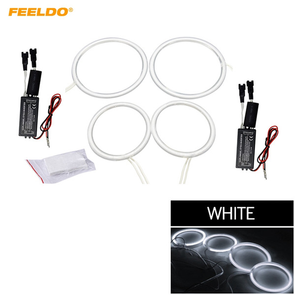 FEELDO Car CCFL Halo Rings Angel Eyes LED Headlights for LEXUS RX300/200 DRL Car-Styling #4283