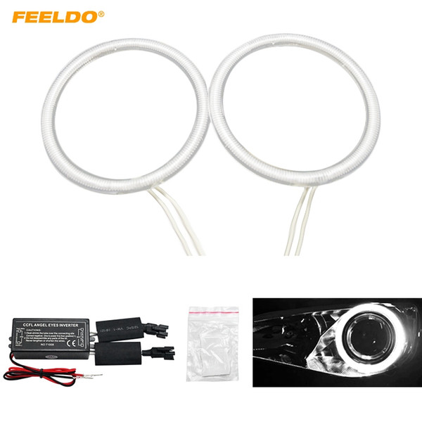 FEELDO 2pcs/Set White Special Car CCFL Halo Rings Angel Eyes Light for Yamaha Majesty250 DRL Headlight #995