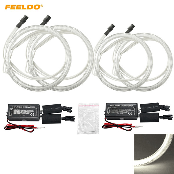 FEELDO Car CCFL Angel Eyes Light Halo Rings Kits For Volkswagen Passat 05-08 Car Styling Headlight #4852