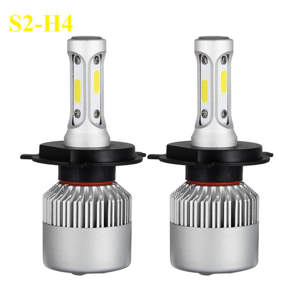 H4 H7 H11 H1 H3 9005 9006 COB LED 12V Car Headlight Bulb Hi-Lo Beam 72W 8000LM 6500K Auto Headlamp Car Fog Lights