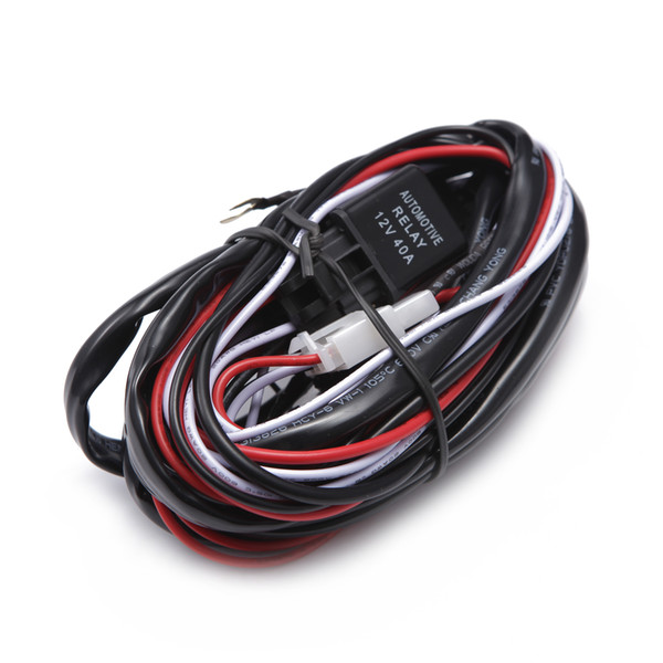 ECAHAYAKU 1pcs Car 2 meter 210w below Wiring Harness Kit Line 40A 12V Switch Relay Harness LED light wire For one LED Light