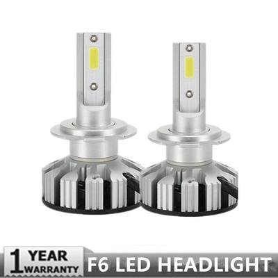 PAMPSEE New Upgrade Mini Canbus H4 H7 Car LED Headlight Kit 50W 10000LM/Set H1 H11 9005 9006 6000K Bulbs Car Accessories