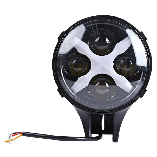 PAMPSEE 1PCS DC 10-30V 60W 6000K 4800LM IP67 6 Inch Car LED Waterproof High Low beam Headlight Lamp for Jeep Wrangler