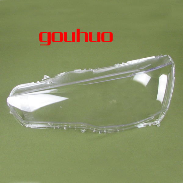 2pcs For Mitsubishi Lancer Ex 10-16 Headlight Transparent Lampshade Shell Headlights Lampshade Headlamp Glass Headlight Lens