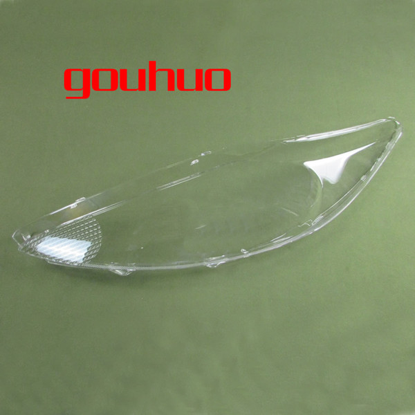 front headlamps transparent lampshades lamp shell masks headlight cover glass lens For Ford Fiesta 2009-2012 2pcs