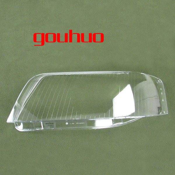 front headlamps glass headlights shell cover transparent lamp shell masks For Audi A6 C5 03-05 2pcs