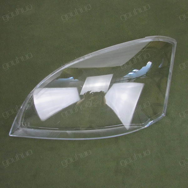 2PCS Headlight shell plastic protective shell transparent protective headlamp glass lampshde for Chery A5 Cowin 3