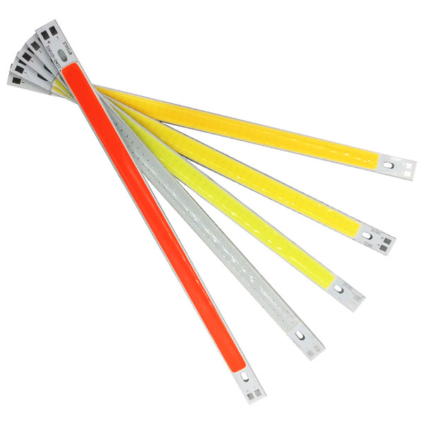 12V 10W COB LED Light Strip Source for DIY Car Bulb Lamp Warm Cold White Blue Red 1000LM 200*10mm Chip On Board Lighting