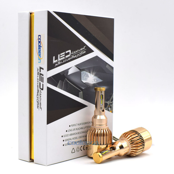 Cooleeon HL-P6 Car Fog Light Bulb Lamp H1/H4/H7/9005/9006/881 7200LM IP67 Waterproof CSP LED HeadLamp Bulb 36W 6500k