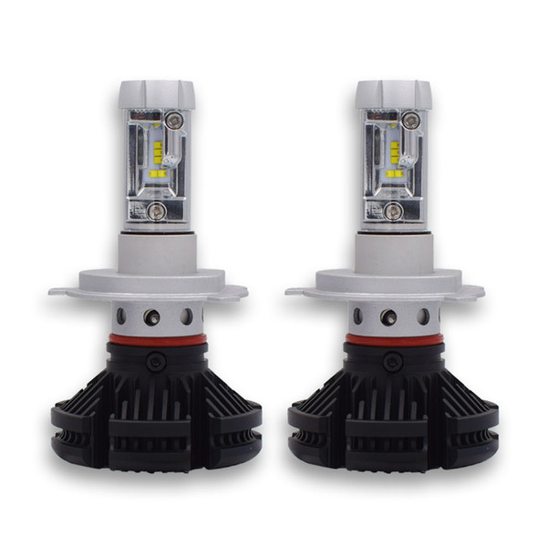 Cooleeon X3 CSP LED Car Headlight H4/H7/H11/H7/9005/9006 6000LM Head Lamp Bulb 50W 3000K 6500K 8000K