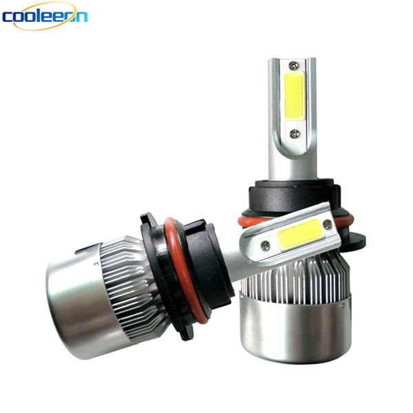 Cooleeon HL-C9 LED Car Head Bulb 8000LM 72W Headlamp H4 Hi-lo Beam IP68 Waterproof Vehicle Lighting Front Lamp Fog Light 12V 24V