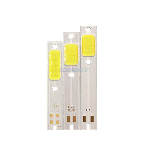 10pcs/lot C6 Car Headlight Bulb COB LED Chip On Board Light Source H1 H3 H4 H7 H11 9004 9005 9006 9012 880 Auto Headlamp COB Lamp