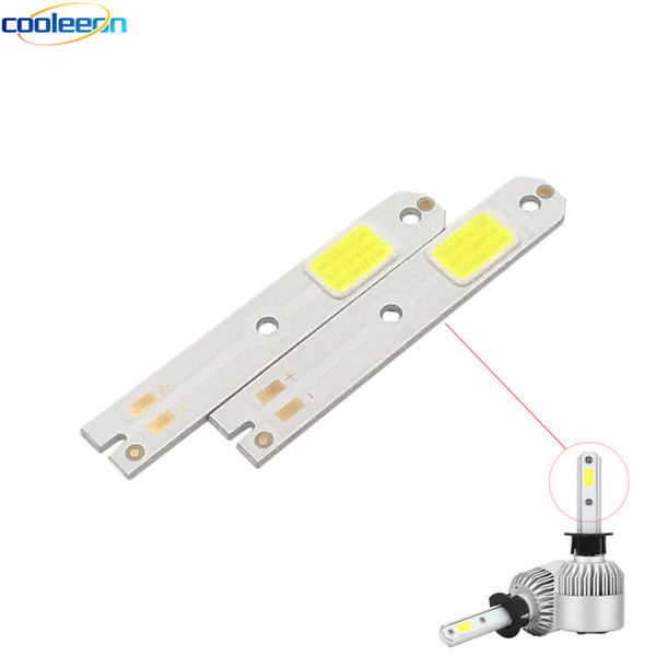 10pcs S2 Car Headlight COB Chip LED Light Source H1 H3 H4 H7 H11 9005 9006 9012 COB Bulb for S2 Auto Lamps Headlamp Beads Chips