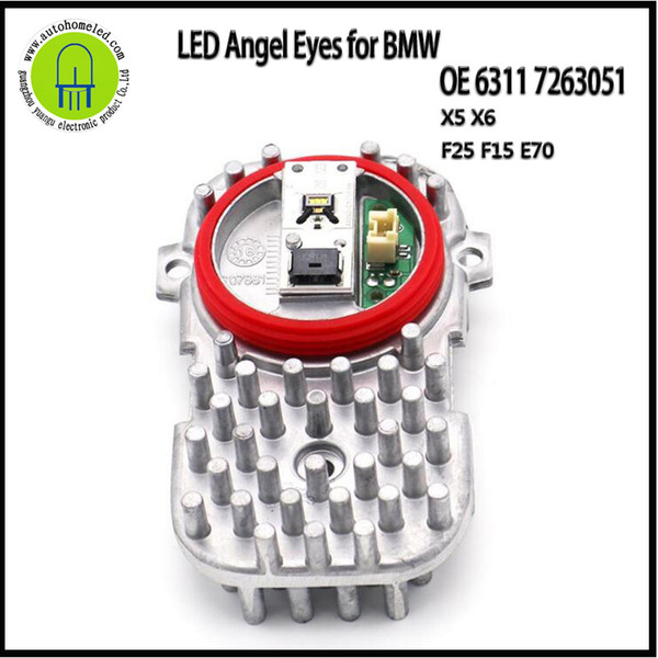 2PC X dahosun new Style LED Angel Eyes for BMW Headlamp F15 F25 E70 X5 X6 OE63117263051