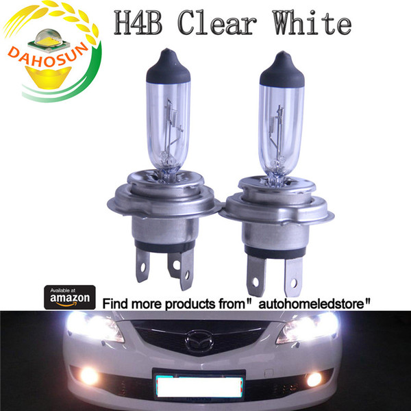 2PC X dahosun H4B Halogen Bulb 12V 55W Car Halogen light Clear white