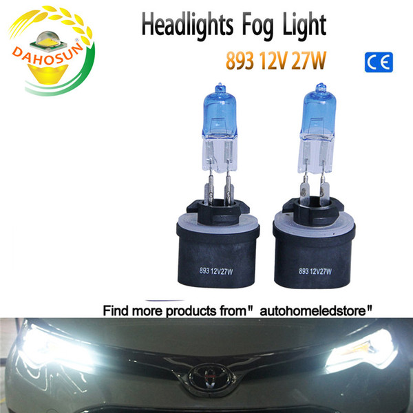 2pc x Halogen 880 893 884 885 890 899 PJG13 12V 27W bulb Xenon White for Hyundai