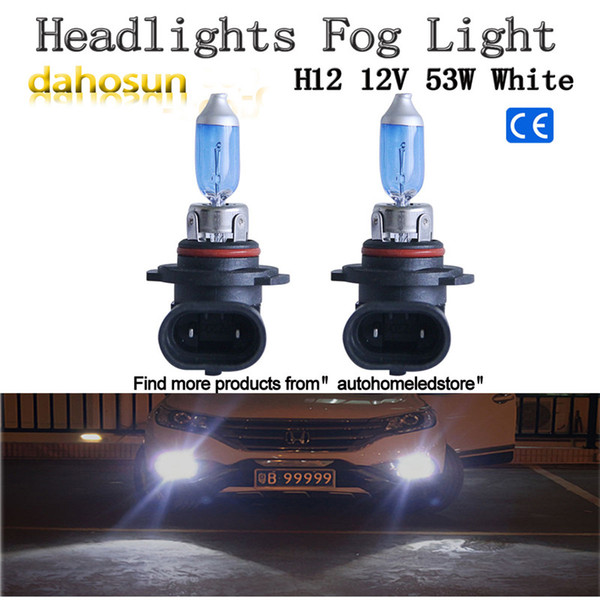 2pc X H12 PZ20D Car halogen Bulb for S2000 GS300 Xenon white Motor Headlight Fog light 12V 53W