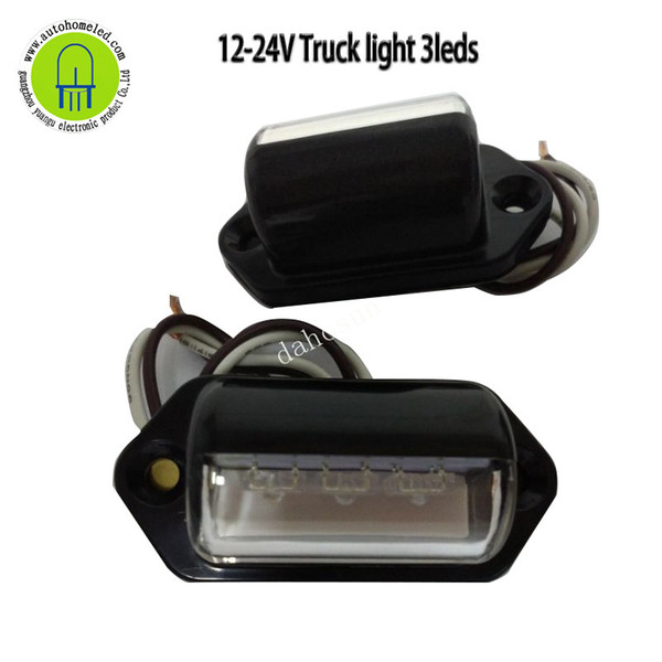 1pc X dahosun Car Led License Plate Light for 12V 24V Rear Tail Truck Lorry Trailer Caravan