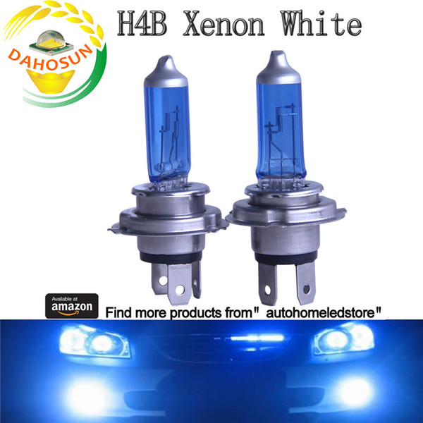 2PC X dahosun H4B Halogen Bulb 12V 55W Car Halogen light Xenon white