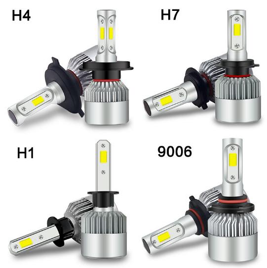 Car LED Headlights C6 Headlamps Auto Lighting Lossless Installation Bulb Super Bright Lamp H1 H3 H4 H7 H8 H9 H13 20PCS