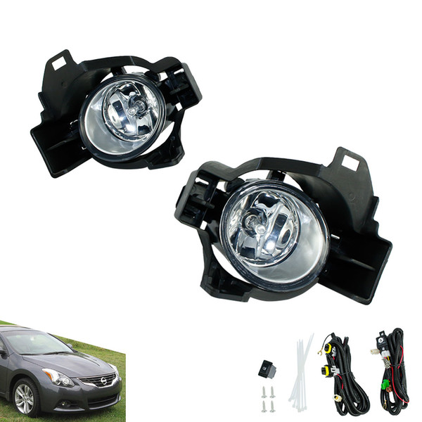 Fog light for 2005 - 2006 Nissan Altima 2004 - 2006 Quest fog lamp Clear Yellow Lens Bumper Fog Lights Driving Lamp