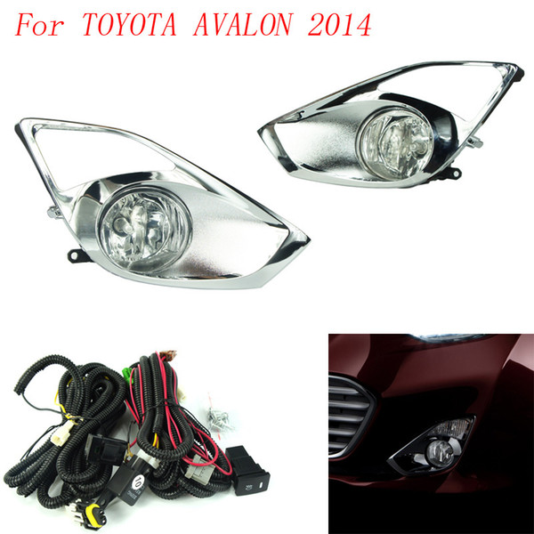 CNSPEED Fog light for TOYOTA AVALON 2014 fog lamps Clear Lens Bumper Fog Lights Driving Lamps