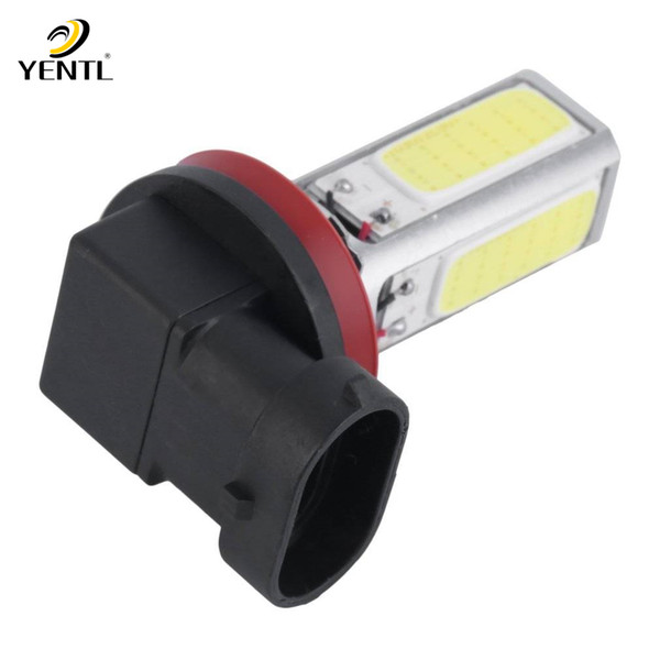 free shipping 1pc 2000LM H8 H11 Fog lights led canbus Lamp 9005 6000K 1PC 6000K High Power COB LED Fog Driving Headlight Light white bulb
