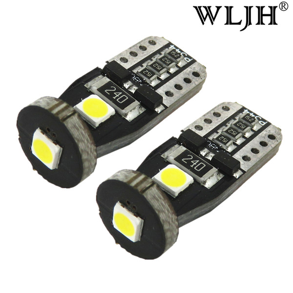 WLJH Car T10 W5W LED License Number Plate Light LED Bulbs Lamp For Nissan Qashqai Bluebird Teana Sunny Tiida X-Trail Geniss