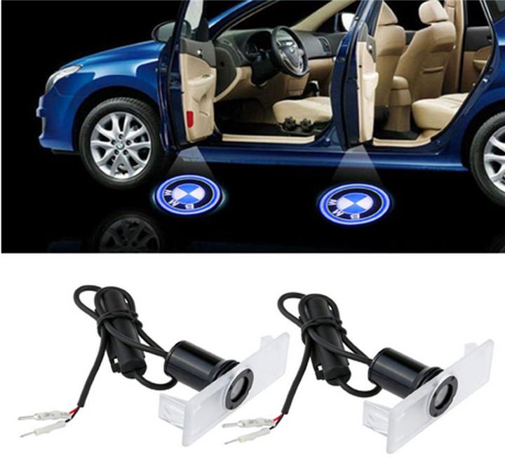 New 2x LED Car Door Laser Welcome Light For All BMW 3 5 6 Series E36 M3 X5