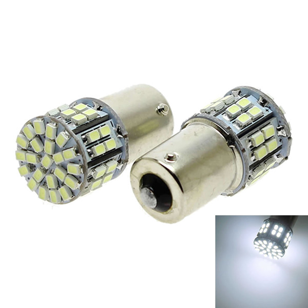 BA15S 1156 P21W 50 SMD 1206 12V 3020 Led Car Bulbs Brake Light Turn Signals Rear Parking Reverse Lamps White