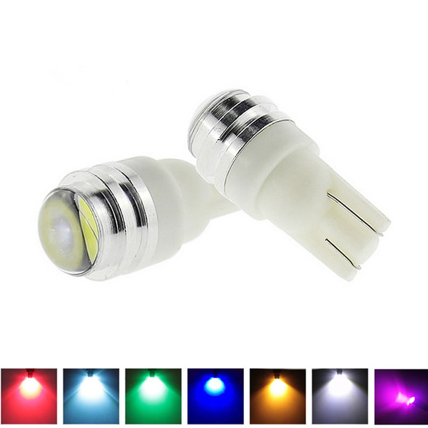 T10 W5W LED 2 5730 194 SMD Side Marker Light Reading Bulbs License Plate Lamp DC 12V 7 Colors