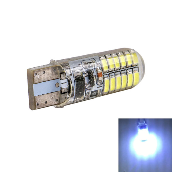 T10 24 SMD 3014 LED 194 168 W5W Car Wedge Bulb Strobe Lamp Car styling Instrument Light White 12V