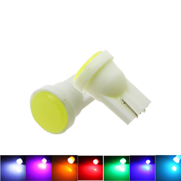 T10 194 W5W Interior LED 1 COB Auto Wedge Door Lamp Instrument Lights Side Marker Bulbs Car styling 7 Colors