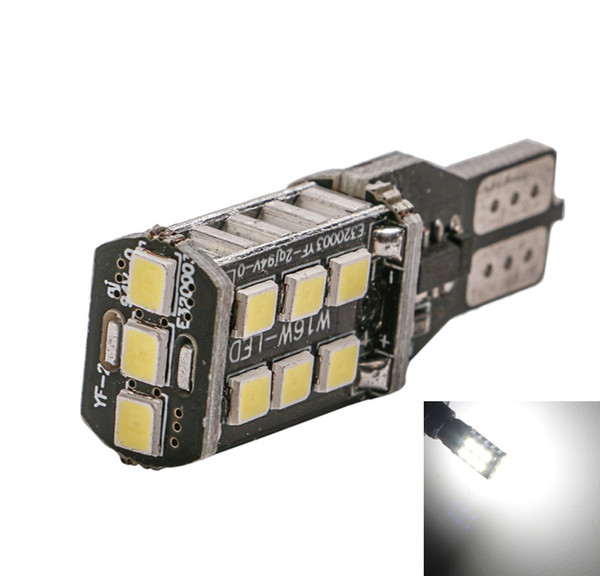 T15 W16W 15 LED Bulb 2835 SMD Canbus NO ERROR Car Auto Backup Lamp Reverse Parking White Direction Indicator Light For DC 12V