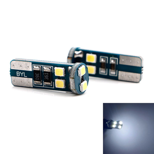 T10 W5W 3030 SMD 6 LED Canbus Error Free Auto Wedge Car Door Clearance Lights Interior Bulbs Reading Lamp DC 12V White