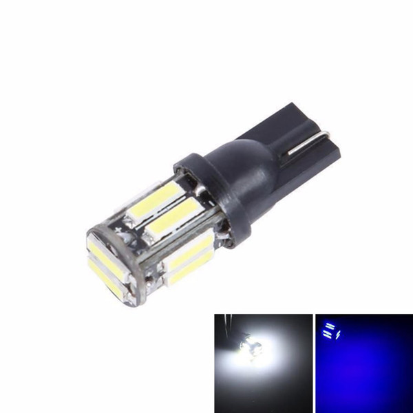 W5W 10 7020 SMD Car T10 LED 194 168 Wedge Replacement Reverse Instrument Panel Lamp Dome Bulbs For Clearance Lights White Blue 12V