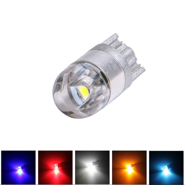 T10 168 W5W Car LED Turn signal Lamp Wedge 3030 2 SMD Interior Light Side marker Parking Bulb Auto Car Styling 12V 5-Colors