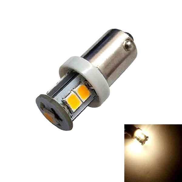 BA9S T4W Led Bulb SMD 2835 7 License Plate Lamp 12V Interior Reading Trunk Lights Car Warm White Car Styling