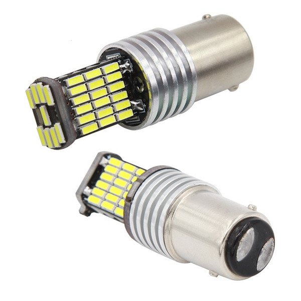 1156 BA15S 1157 BAY15D 45 SMD 4014 Chip CANBUS NO ERROR Lights Car LED Bulbs Rear Brake Lights Parking Lamp 12V White