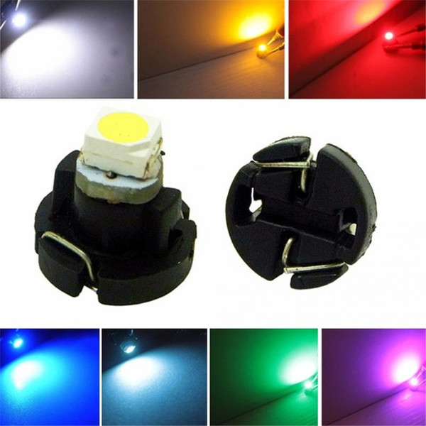 T3 Led 3528 1210 1 SMD Car LED Indicator Lights Dashboard Instrument Dash Lamp Cluster Gauges Bulbs For Auto DC 12V 7 Colors