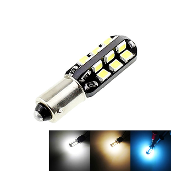 BA9S T4W BAX9S H6W 24 2835 SMD LED Side Marker Light Reading Bulb DC 12V Car styling White Ice Blue Warm White