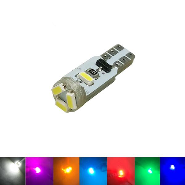 T5 3014 5 SMD Car LED Wedge Lights Interior Instrument Dashboard Gauge Bulbs Super Bright White Lamps For DC 12V