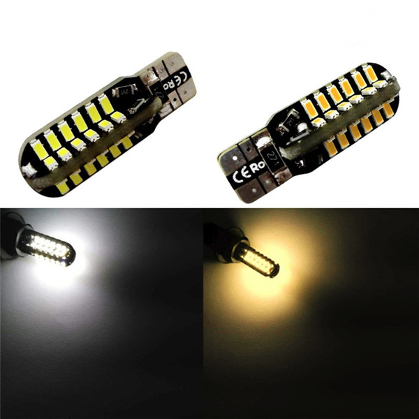 W5W T10 48 3014 SMD LED Car Clearance Lights Canbus NO ERROR Auto Turn Signal Bulb Parking Lamps White Warm White DC 12V