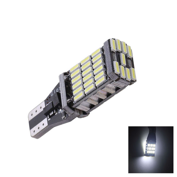 T15 W16W 921 45 SMD LED 4014 Car Auto Canbus No Error Marker Lamps Reading Light Interior Lighting Bulb White