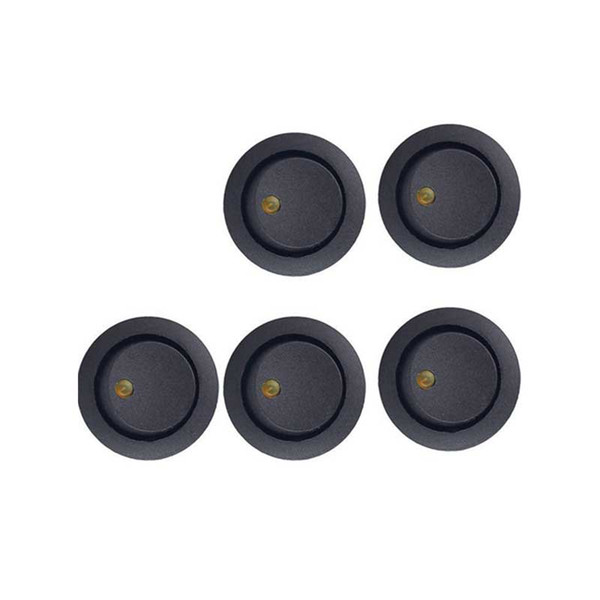 Product Name: 5PCS 12V Car Switch Button Round Thumb 12V16A With LED Light Motorcycle Switch