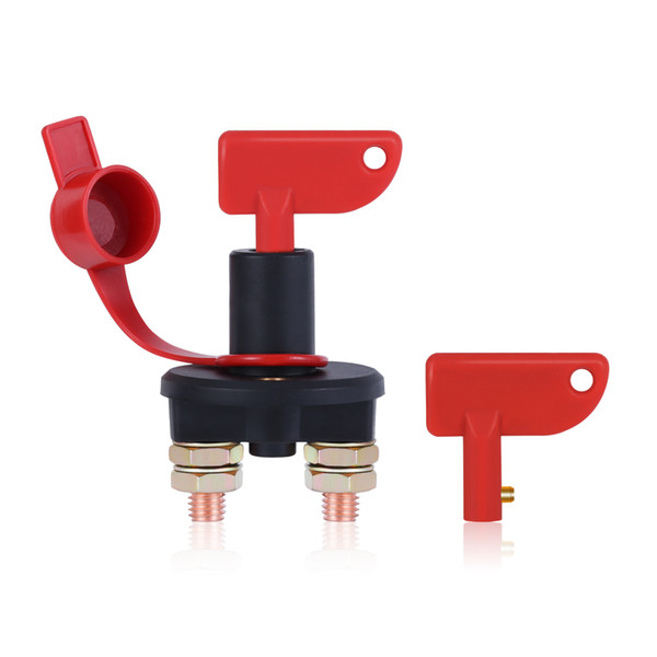 LOONFUNG LF215 Truck Boat Car Battery Disconnect Switch Power Isolator Cut Off Kill Switch + 2 Removable Keys For Marine ATV Car Accessories