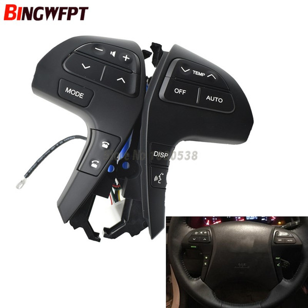 New Auto Steering Wheel Audio Control Button Switch with cable For TOYOTA HIGHLANDER 84250-0E220 84250-0E120 84250-0K020