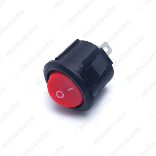 40pcs 2-Pin 16.5mm Dia Round Button 3A/250V 6A/125V Car/Auto/Boat Rocker SPST Switch ON/OFF #4700