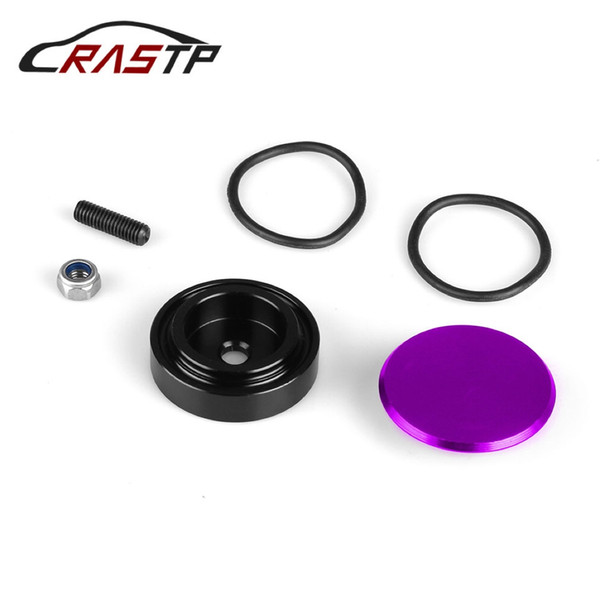 RASTP - New Arrived Aluminum Car Rear Wiper Delete Kit Purple Plug Cap For Honda Civic Si Acura RSX Integra/3Dr Hatchback EG6 RS-ENL016